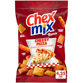 Chex Mix Remix Cheesy Pizza Snack Mix, 4.25 Ounce, 8 Per Case