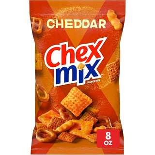 Chex Mix Savory Cheddar Snack Mix, 8 Ounce, 6 Per Case