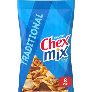 Chex Mix Savory Traditional Snack Mix, 8 Ounce, 6 Per Case