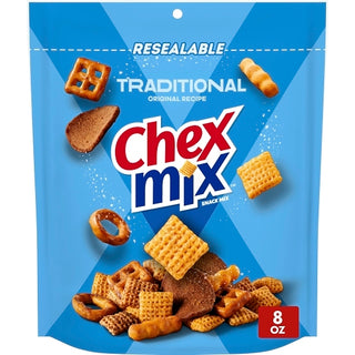 Chex Mix Traditional Snack Mix, 8 Ounce, 4 Per Case