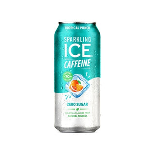 Sparkling Ice And Caffeine Tropical Punch, 16 Fluid Ounce, 12 Per Case