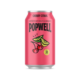 Popwell Cherry Citrus 12 Pack, 12 Fluid Ounce, 12 Per Case