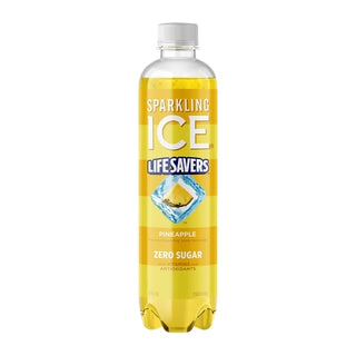 Sparkling Ice Pineapple Carbonated Beverage, 17 Fluid Ounce, 12 Per Pack