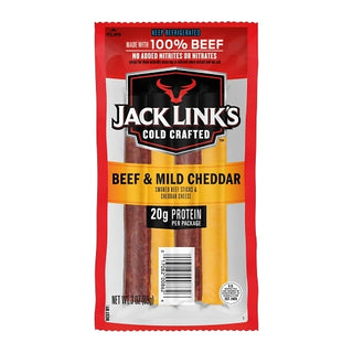 Jack Link's Original Beef And Cheddar Combo, 3 Ounce, 8 Per Pack, 6 Per Case