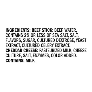 Jack Link's Original Beef And Cheddar Combo, 3 Ounce, 8 Per Pack, 6 Per Case
