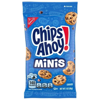 Chips Ahoy Snack Mini Big Bag, 3 Ounce, 36 Per Case