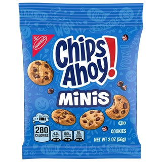 Chips Ahoy Snack Size Cookies, 2 Ounce, 60 Per Case
