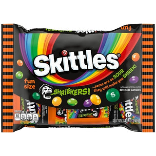 Skittles Halloween Sour Fun Size Shriekers Candy Display, 20 Count