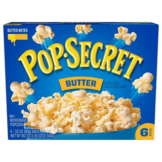 Pop Secret Butter, 19.2 Ounce, 6 Per Case