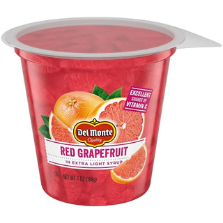 Del Monte Red Grapefruit In Ultra Light Syrup, 7 Ounce, 12 Per Case