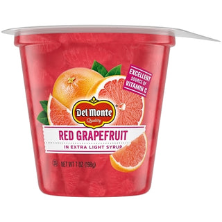 Del Monte Red Grapefruit In Ultra Light Syrup, 7 Ounce, 12 Per Case