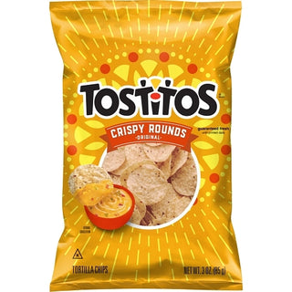 Tostitos Crispy Rounds Tortilla Chips, 3 Ounce, 28 Per Case