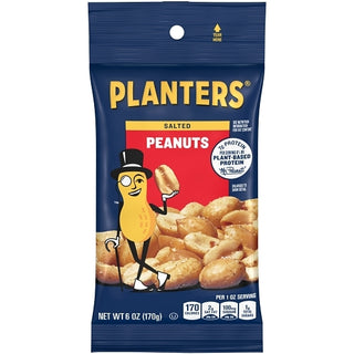 Planters Honey Roasted Peanuts, 6 Ounce, 12 Per Case