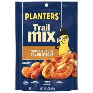 Planters Spicy Nuts Cajun Trail Mix, 6 Ounce, 12 Per Case