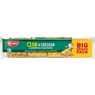 Kellogg's Keebler Cheese & Peanut Butter Crackers, 1.8 Ounce, 12 Per Pack, 12 Per Case