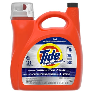 Tide Professional Laundry Detergent Liquid He Original 129 Load, 170 Ounce, 4 Per Case