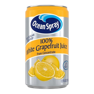 Ocean Spray Ocean Spray 100% White Grapefruit Juice, 7.2 Fluid Ounce, 24 Per Case