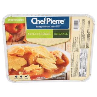 Chef Pierre Country Apple Fruit Cobbler, 80 Ounce, 2 Per Case