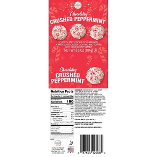 Cookies United White Chocolate Peppermint Christmas Cookies, 6.5 Ounce, 12 Per Case