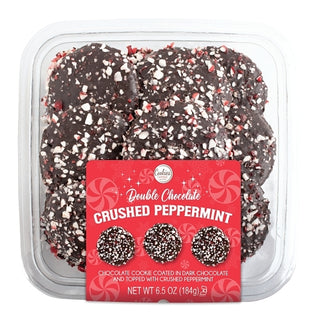 Cookies United White Chocolate Peppermint Christmas Cookies, 6.5 Ounce, 12 Per Case