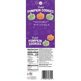 Cookies United Large Frosted Pumpkin Cookies, 14 Ounce, 8 Per Case