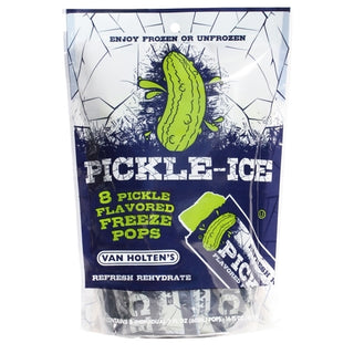 Van Holten's Pickle-Ice Pickle Flavored Freeze Pop, 16 Fluid Ounce, 6 Per Case