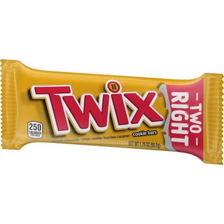Twix Caramel Cookie Bars, Singles, 1.79 Ounce, 36 Per Pack, 10 Per Case