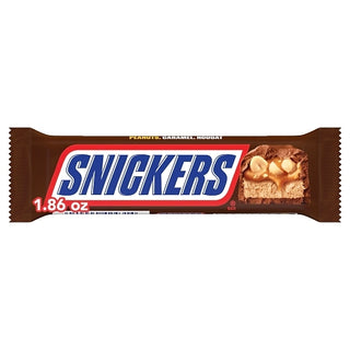 Snickers Single Bars, 1.86 Ounce, 48 Per Pack, 8 Per Case