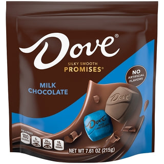 Dove Promises Dark Chocolate Stand Up Pouch Per Bag, 7.61 Ounce, 8 Per Case