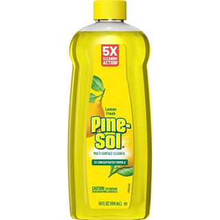 Pine Sol Lemon Citric Acid Formula Cleaner, 14 Fluid Ounce, 12 Per Case