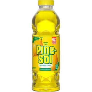 Pine Sol Lemon Citric Acid Formula Cleaner, 24 Fluid Ounce, 12 Per Case