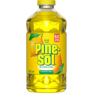 Pine Sol Lemon Citric Acid Formula Cleaner, 80 Fluid Ounce, 6 Per Case