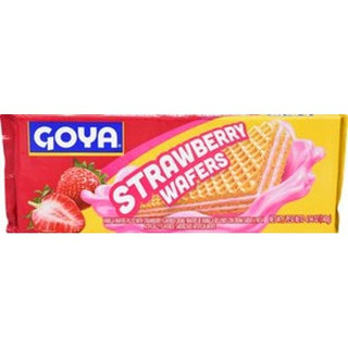 Goya Foods Inc. Strawberry Wafers, 1.76 Ounce, 12 Per Pack, 6 Per Case