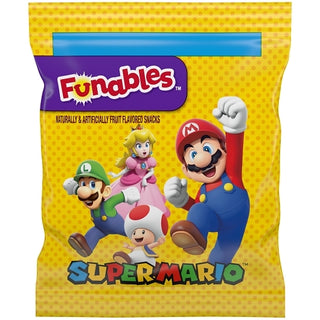 Ferrara Funables Super Mario Fruit Snacks, 8 Ounce, 8 Per Case