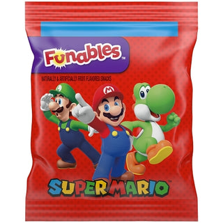 Ferrara Funables Super Mario Fruit Snacks, 8 Ounce, 8 Per Case