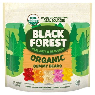 Black Forest Organic Gummy Forest Friends Stand Up Bag, 18 Ounce, 6 Per Case