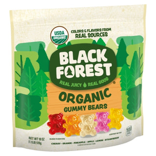 Black Forest Organic Gummy Forest Friends Stand Up Bag, 18 Ounce, 6 Per Case