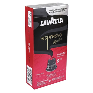 Lavazza Aluminum Caps Espresso Maestro Classico, 2.01 Ounce, 6 Per Case