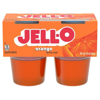 Jell-O Ready To Eat Orange Gelatin, 384 Gram, 6 Per Case