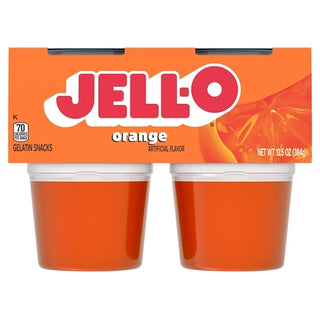 Jell-O Ready To Eat Orange Gelatin, 384 Gram, 6 Per Case