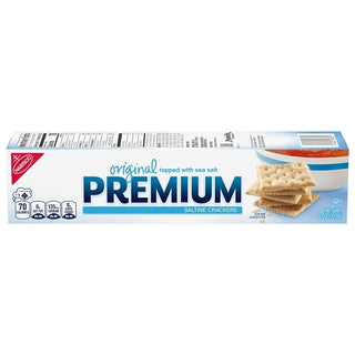 Premium Nabisco Saltine Crackers, 4 Ounce, 12 Per Case