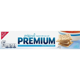 Premium Nabisco Saltine Crackers, 4 Ounce, 12 Per Case