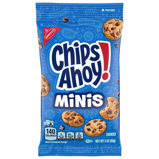 Chips Ahoy Big Bag Mini Cookies, 3 Ounce, 12 Per Case