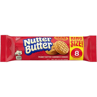 Nutter Butter King Size Cookies, 3.5 Ounce, 10 Per Pack, 2 Per Case