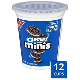 Oreo Big Bag Mini Cookies, 3 Ounce, 12 Per Case