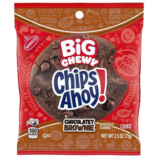 Chips Ahoy Chewy Big Chocolate Brownie, 2.5 Ounce, 7 Per Pack, 2 Per Case