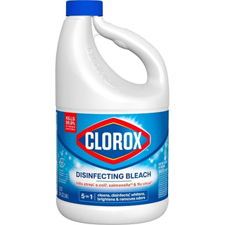 Clorox Disinfecting Bleach Regular, 81 Fluid Ounce, 6 Per Case