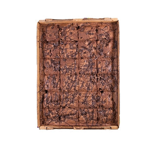 David's Cookies Pre-Cut Double Fudge Chunk Brownie, 4 Ounce, 24 Per Pack, 2 Per Case