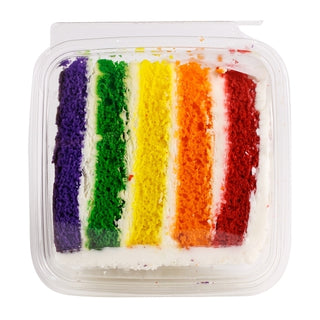 David's Cookies Rainbow Cake Slices, 7 Ounce, 24 Per Case