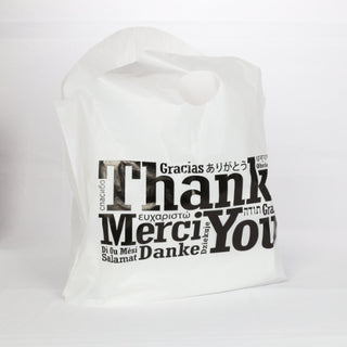 Royal 19 Inch X 18 Inch X 9.5 Inch 1 Mil Multilingual Wave Top Handled Bag, 500 Each